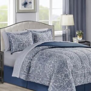Sunham Estella 8-Pc. Comforter Sets Cal King Bed